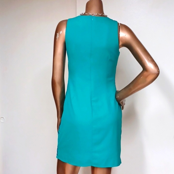 Miami Tribal Embroidery Shift Dress - Picture 3 of 4